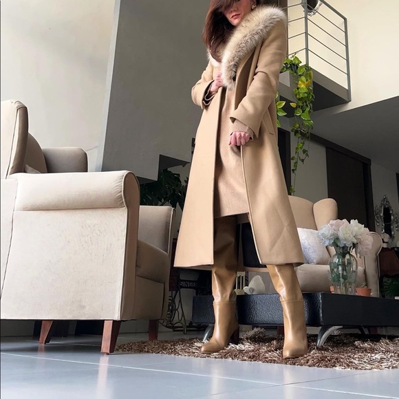 Zara leather knee size boots bloggers fav - Picture 4 of 16